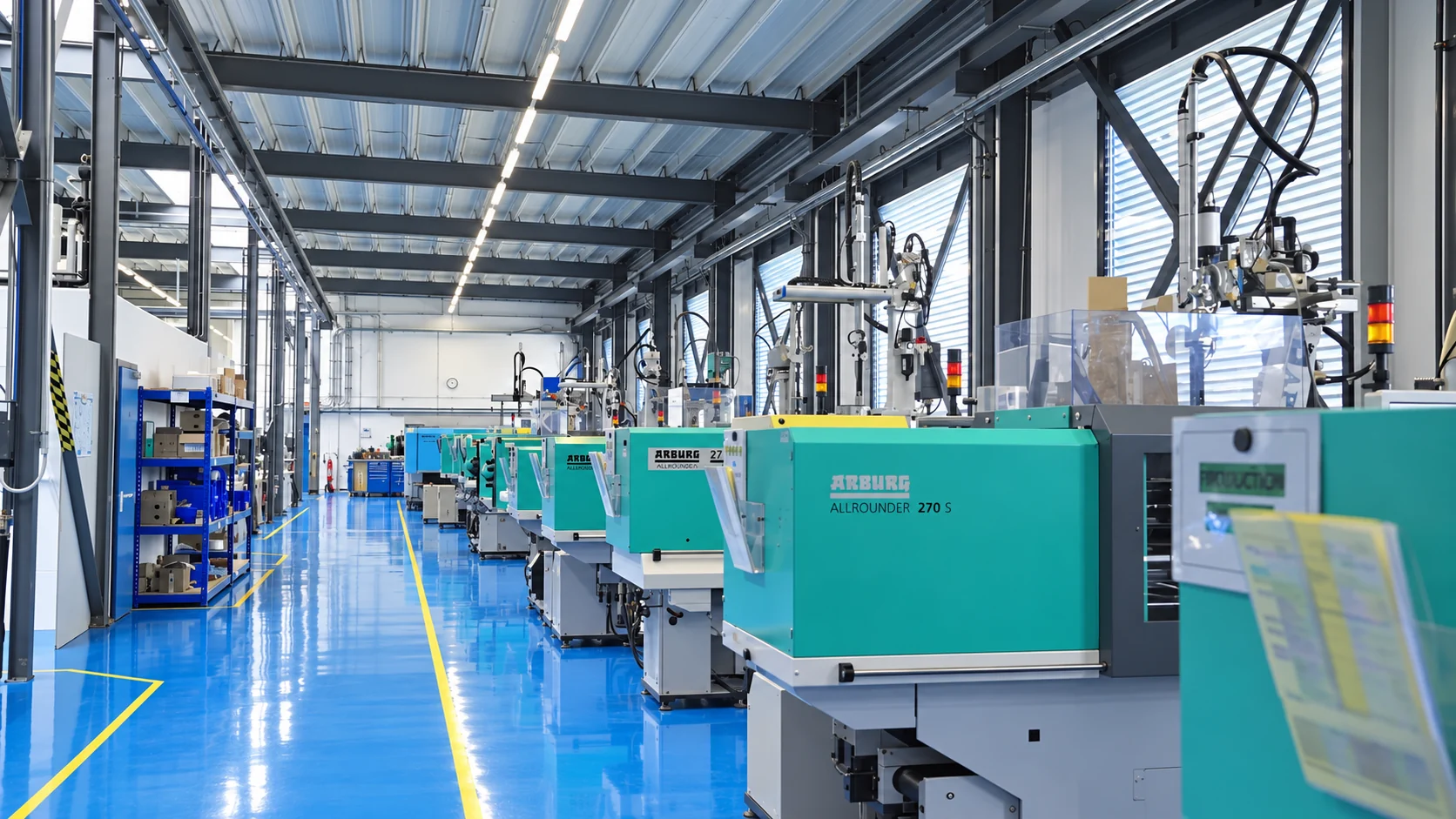 Atelier de presses à injecter du groupe